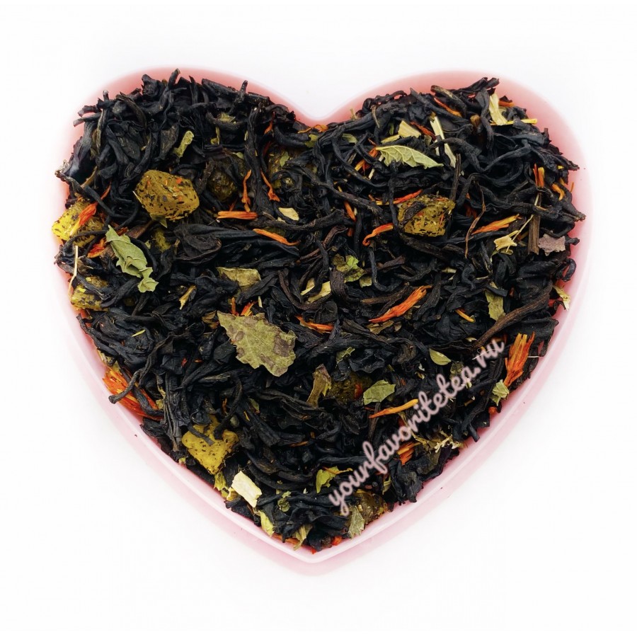 Черный чай «Земляника со сливками»