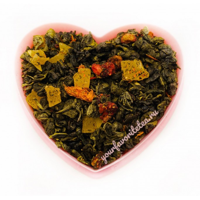Зеленый чай «Земляника со сливками» 