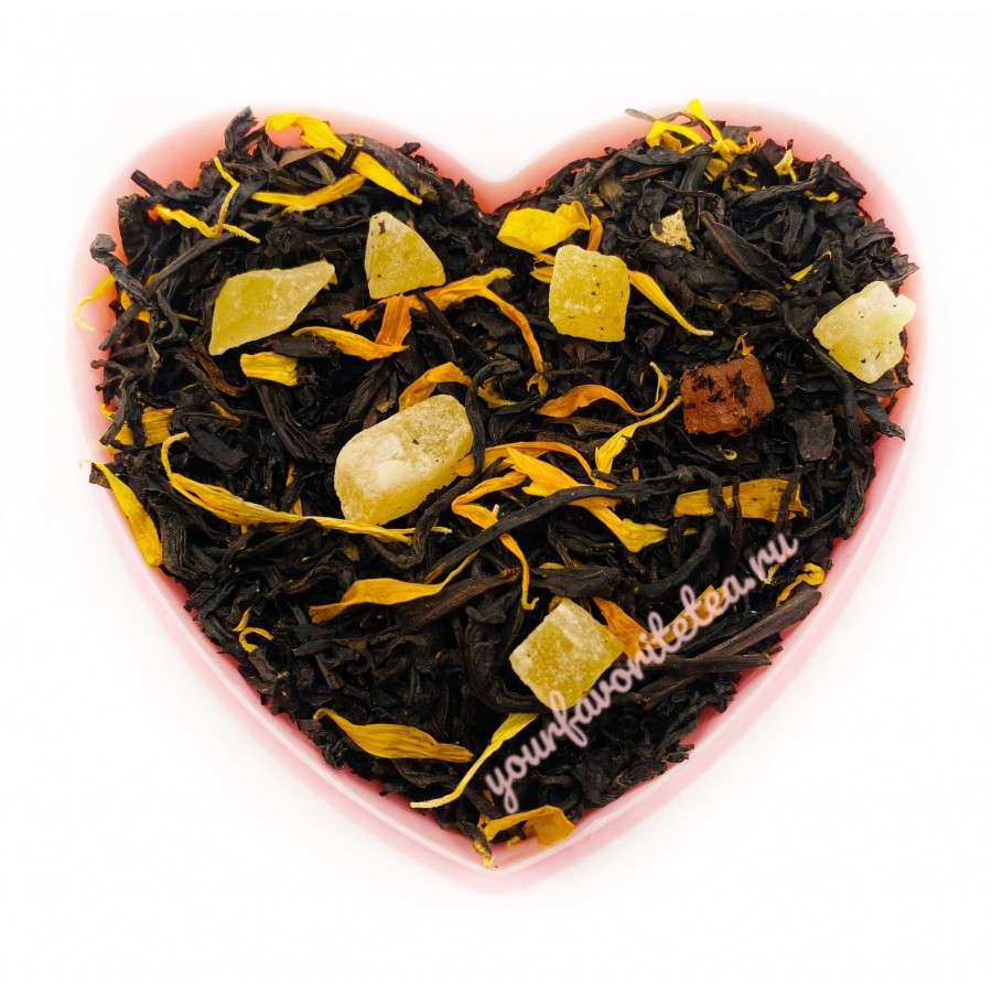 Черный чай «Айва с персиком» 