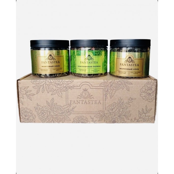 Подарочный набор Премиального чая FANTASTEA (3 вида) Подарочный набор Премиального чая FANTASTEA (3 вида)