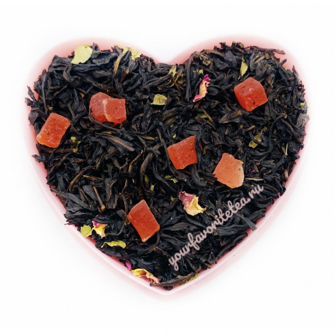 Черный чай «Клубника со сливками» 