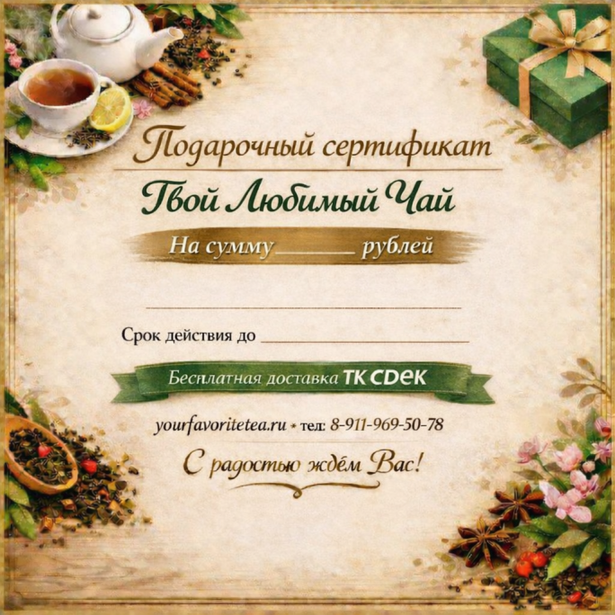 Подарочный сертификат на 3000 Подарочный сертификат на 3000